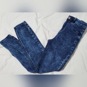 Aeo acid wash jeans sz 4 high rise